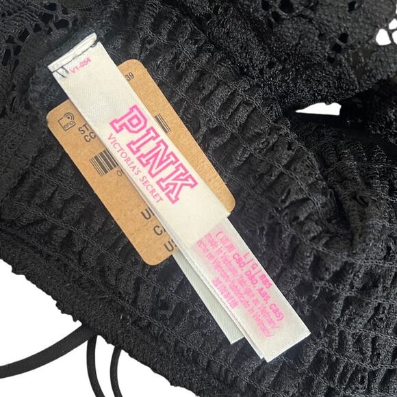 Victoria Secret Pink Size Large Black Lace Intimate Bra - Picture 3 of 5